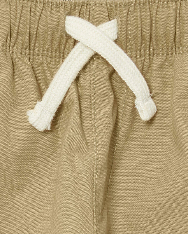 The Children's Place Baby Boys' and Toddler Stretch Pull on Jogger Pants, Flax, 5T