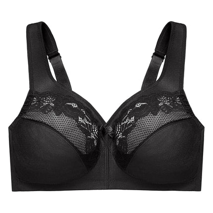 Glamorise MagicLift Minimizer Wirefree Bra 1003 (Women's & Women's Plus) Black