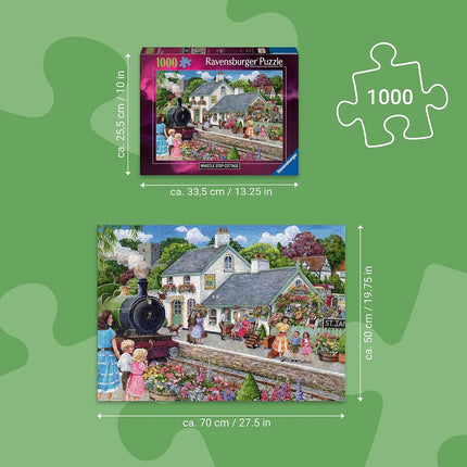 Ravensburger Whistle Stop Cottage 1000p - Ages 12+