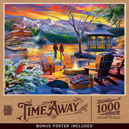 MasterPieces Rompecabezas de 1000 piezas para adultos y familia - Armonía congelada - 48.9 cm x 67.9 cm