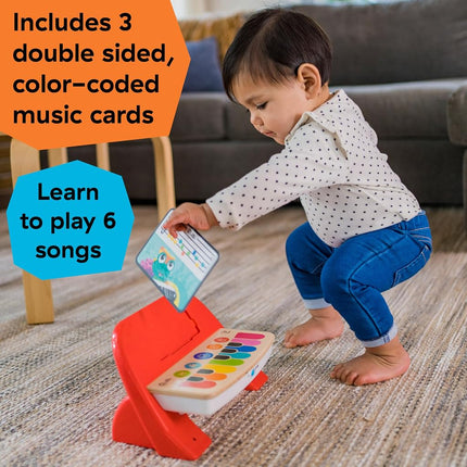 Baby Einstein Cal’s First Melodies Magic Touch Wooden Piano Musical Baby Toy, Ages 6-36 Months