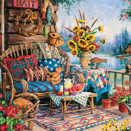 Wonder Forge Country Hideaway 1000 Piece Jigsaw Puzzle for Adults | Unique, Perfectly-Fitting Pieces | Fun, Vibrant Imagery | Amazon Exclusive