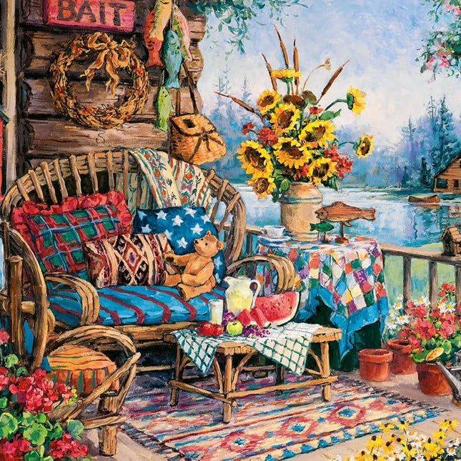 Wonder Forge Country Hideaway 1000 Piece Jigsaw Puzzle for Adults | Unique, Perfectly-Fitting Pieces | Fun, Vibrant Imagery | Amazon Exclusive