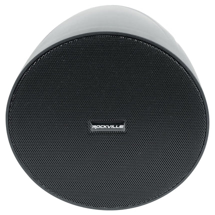 Altavoz colgante Rockville PEN-525T negro de 5.25" y 70V para uso comercial/restaurante