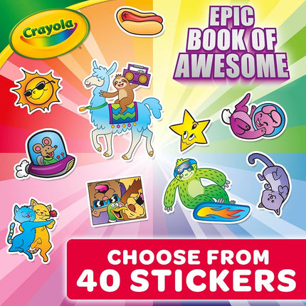 CRAYOLA Libro Épico de Impresionante, Juego de Libro para Colorear Todo en Uno, 288 Páginas para Colorear de Animales, Regalo para Niños, Edad 3, 4, 5, 6 [21 jun 2025] 1