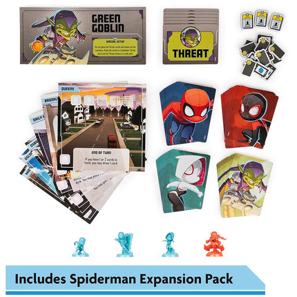Marvel United, juego de mesa de estrategia con cartas de superhéroes, paquete de cómics con expansión de Spiderman y Dr. Strange, para adultos y niños de 14 años en adelante (exclusivo de Amazon)