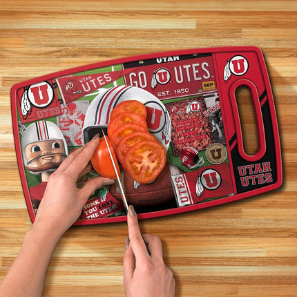 Planche à découper YouTheFan NCAA Utah Utes Retro Series