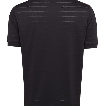 Callaway Men's Golf Short Sleeve Pique Open Mesh Polo Shirt, Black, X-Large