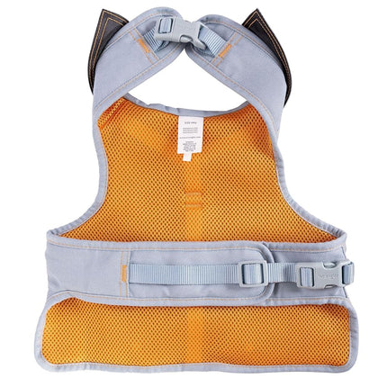 Wrangler Rope Denim Dog Vest Harness – Breathable Dog Vest with Mesh Lining - Machine Washable Dog Winter Jacket for Easy Cleaning, Layer Over Dog Sweater (Light Wash, M)