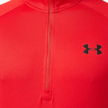 Under Armour Men's Tech 2.0 1/2 Zip-up Long Sleeve T-shirt Sweatshirt, Red (602)/Black, 3XL Tall