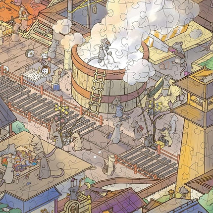 The Busy Bistro • 1000 Piece Jigsaw Puzzle from The Magic Puzzle • Series Two