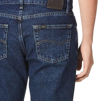 Lee Men's Regular Fit Straight Leg Jean, Dark Stone, 34W x 28L