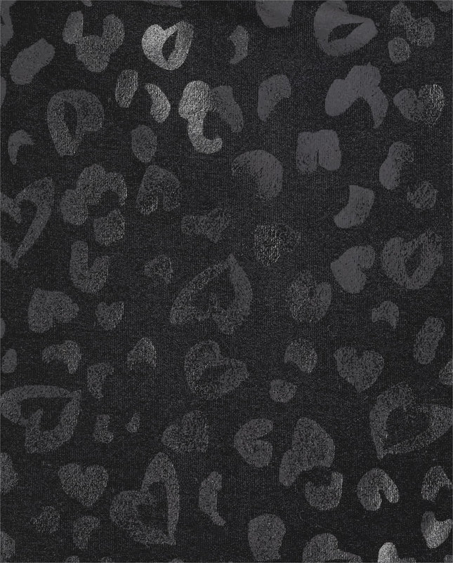 The Children's Place Leggings de Felpa con Forro de Leopardo para Niñas, Paquete de 2, Estampado de Leopardo/Estampado de Leopardo Arcoíris, XXG