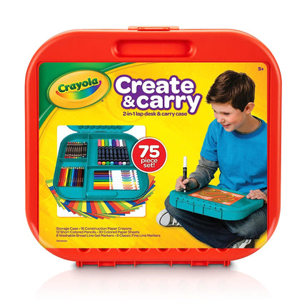 Crayola Create 'N Carry Art Set, 75 Pieces, Art Gi