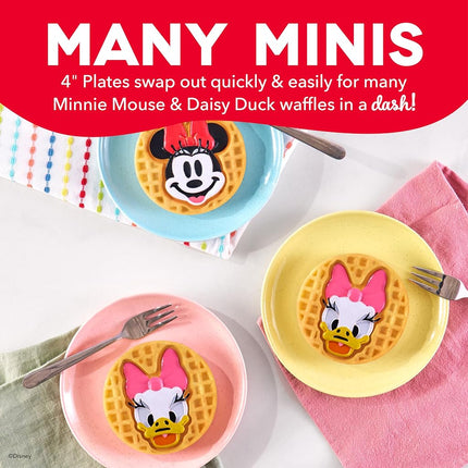 Disney | DASH Removable Cermaic Waffle Plates 2-Pack for the MultiMaker® Mini Maker System (Minnie & Daisy)