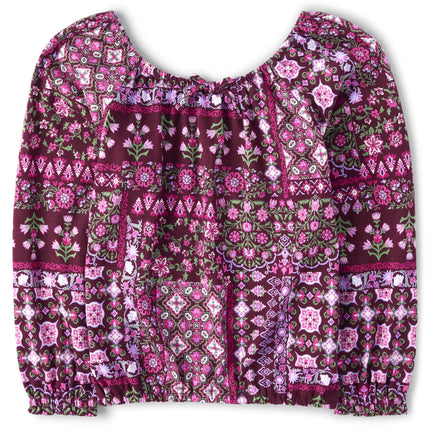 The Children's Place Girls' Long Sleeve Knit Fashi