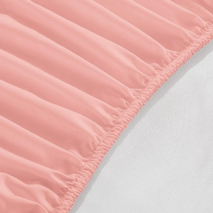 Elegant Comfort 1500 Premium Hotel Quality 18-24 Inches Deep - Extra Deep Pocket Single Fitted Sheet for High Mattress, Luxury and Softest, Smart Pocket - Wrinkle Free, Full, Dusty Rose