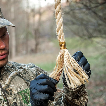 Wildlife Research Center Golden Rope Scent Rope Kit – Single Scent Rope Scrape Kit for Deer Hunting with Rope, Cable Tie and Golden Rope Scent Concentrate – Doe and Buck Deer Attractant