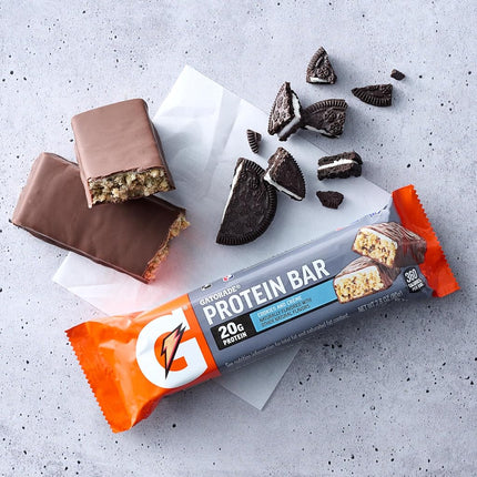 Gatorade Whey Protein Recover Bars, Cookies and Cream,20 grams, 12 Count by Gatorade