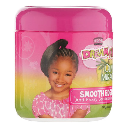 African Pride Dream Kids Olive Miracle Anti-Frizzy Conditioning Gel Smooth Edges 170 g/6 oz