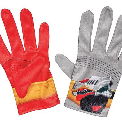 Red Ranger Gloves for Kids, Official Power Rangers