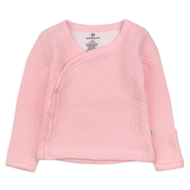 HonestBaby Side-Snap Matelasse Mini Quilted Top in