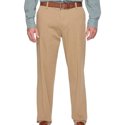 Dockers Men's Classic Fit Workday Smart 360 Flex Pants (Standard and Big & Tall) Casual, New British Khaki (Stretch) -Tan, X-Small