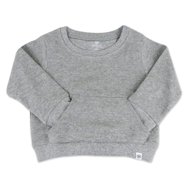 HonestBaby Baby Comfy Crew Sweatshirt with Pockets