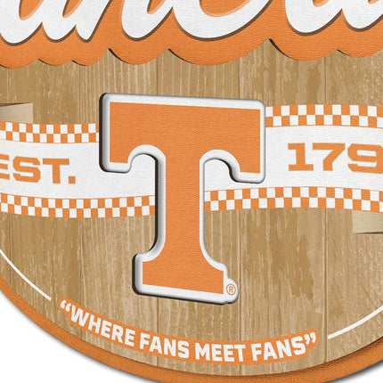 NCAA Tennessee Volunteers : Panneau pour caverne de fan
