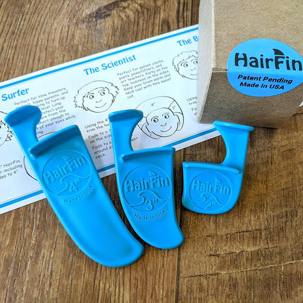Visto en Shark Tank - Kit de Herramientas para Cortar el Cabello HairFin, Juego de 3 Incluye Guías de Corte de Cabello de 2”, 3” y 4” - Hecho en EE. UU.