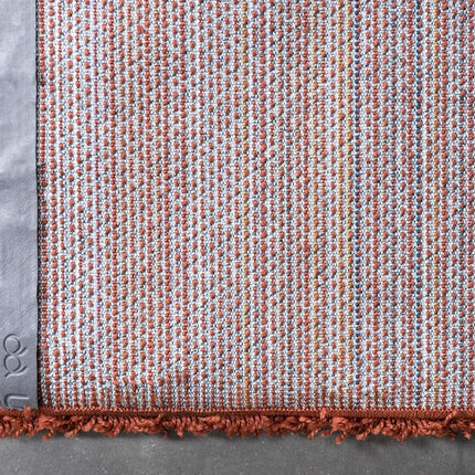 Unique Loom Solid Shag Collection Tapis de surface terracotta 3 x 5 (97 cm x 158 cm)