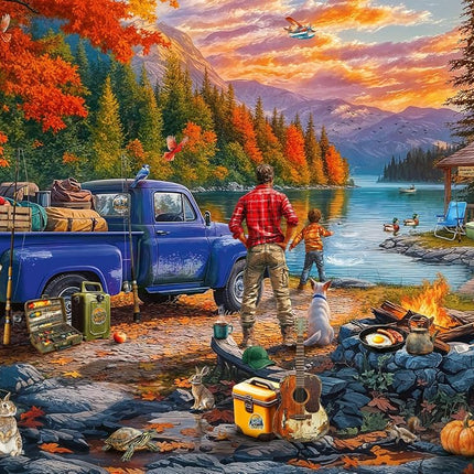 Ravensburger Children Puzzles Sunset Lake 300pLF -