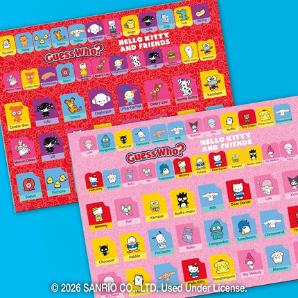 Guess Who? Hello Kitty and Friends Edition Game | Officially Licensed Sanrio Games for Kids | 2 Players | 15 Mins. | Travel Friendly | Ages 6+