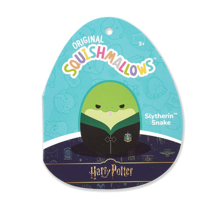 Squishmallows Original Serpent Serpentard "Harry Potter" de 25 cm en Robe Poudlard - Peluche Officielle Ultradouce Jazwares (Taille Moyenne)