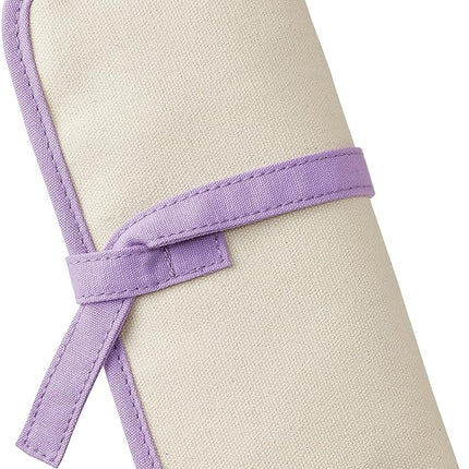 Clover Bamboo Interchangeable Tunisian Crochet Hook Set, Brown, 8" Height x 6.8" Length x 1.2" Width