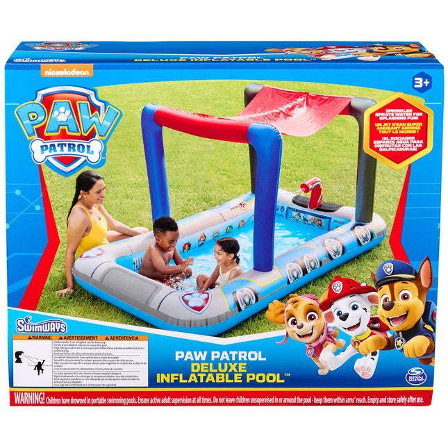 SwimWays Paw Patrol Deluxe Inflatable Pool, Above 