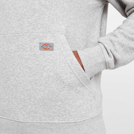 Dickies, Men's, MIDWEIGHT PULLOVER FLEECE HOODIE REGULAR, HEATHER GREY, XL