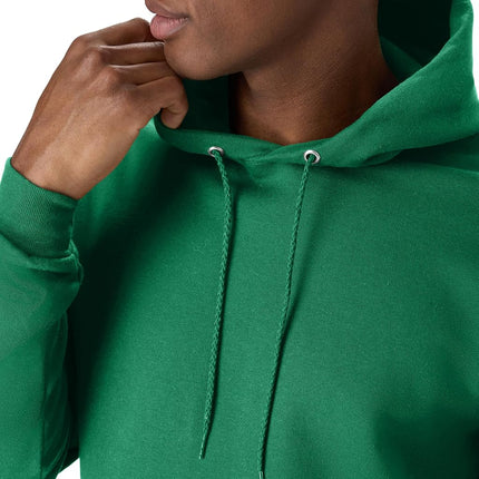 Hanes Men's EcoSmart Hoodie, Midweight Fleece, Pullover Hooded Sweatshirt, Kelly Green, L