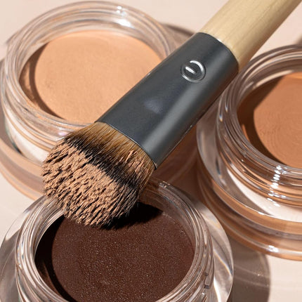 EcoTools Precision Concealer Makeup Brush, For Concealing Under Eyes & Imperfections, Sculpt Skin, Works With Liquid & Cream Makeup, Synthetic Bristles, Cruelty-Free & Vegan, 1 Count