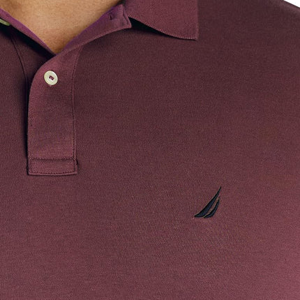 Nautica Men's Classic Fit Short Sleeve Solid Soft Cotton Polo Shirt