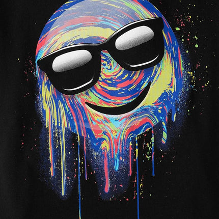 The Children's Place Camisetas gráficas de manga corta con vehículos para niños, paquetes múltiples, Sonrisa/Coche/Camión monstruo, Pequeña