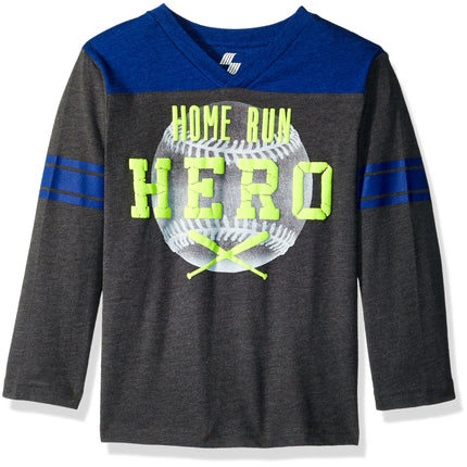 The Children's Place Big Boys V-Neck Sport Tee, H/