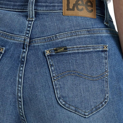 Lee Women's Ultra Lux Comfort with Flex Motion Bootcut Jean, Indigo Facet, 22 Short