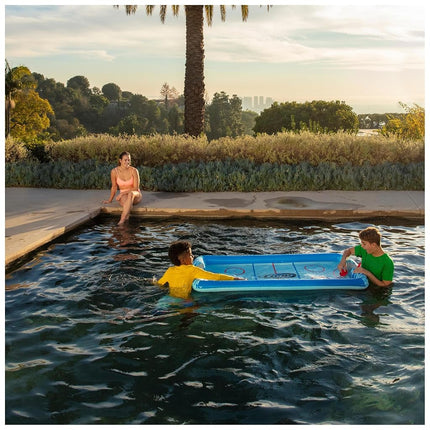 Coop Hydro Hockey Inflatable Water Floating Table Hockey Set, Pool Toy for Kids Ages 5+