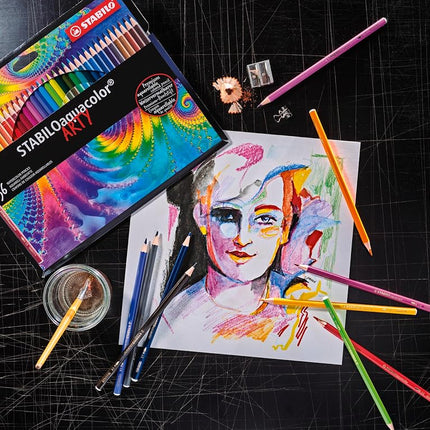 STABILO aquacolor - Aquarellable Colouring Pencil - ARTY