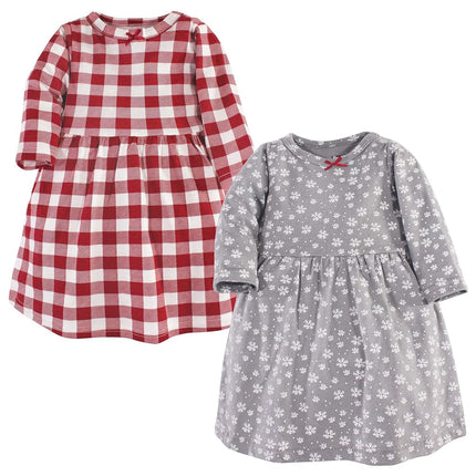 Robes en coton pour bébé fille Hudson, flocon de neige, 0-3 mois, flocon de neige, 0-3 mois
