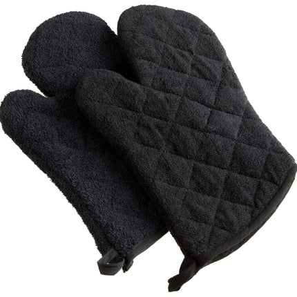 DII 100% Cotton, Terry Oven Mitt Set Machine Washa