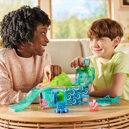 Magna-Tiles Coral Reef 25-Piece Magnetic Construction Set, The Original Magnetic Building Brand