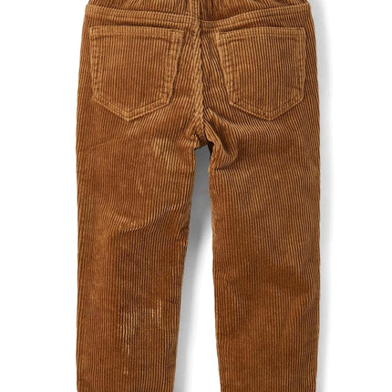 Gymboree Boys' and Toddler Corduroy Pull on Pants, Antler Brown, 3T