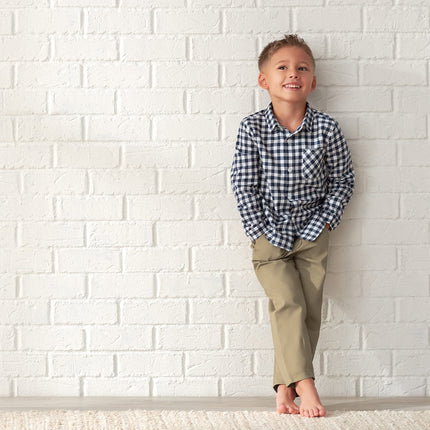 Pantalones de lona Gerber para bebés y niños pequeños, color canela, 3T